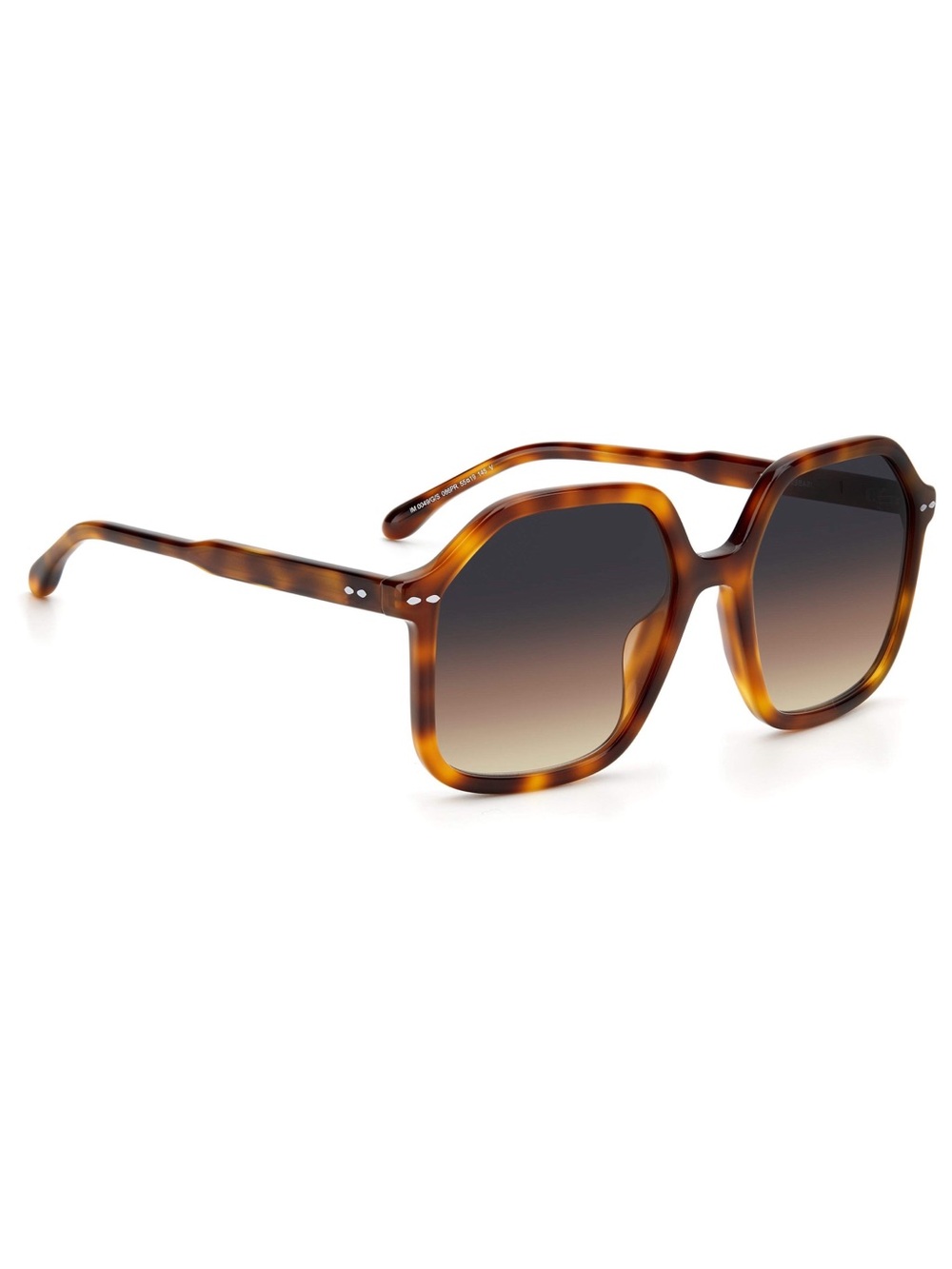 Isabel Marant Brown Gradient Square Sunglasses with Case